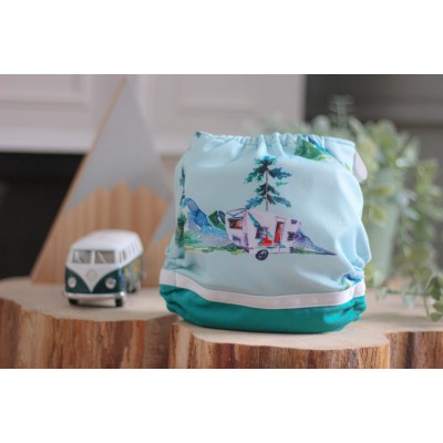 Camping adventure trailer - 2.0 - Pocket diaper - Ready to ship